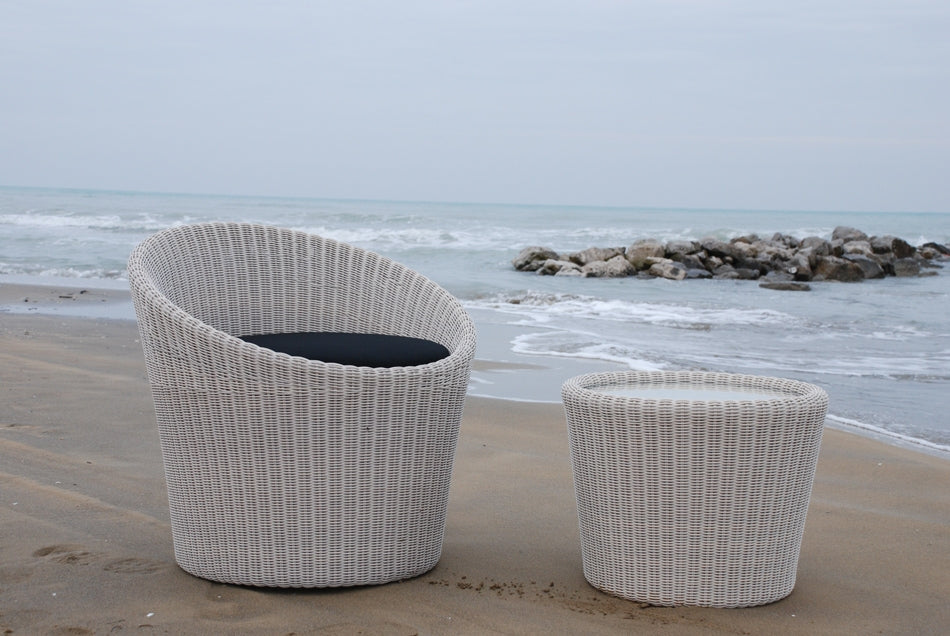 Shell-T50 tavolino pouf