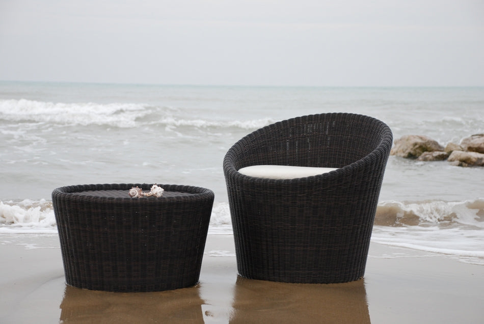 Shell-T60 tavolino pouf